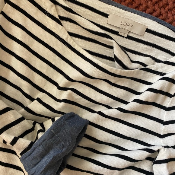 Women’s boatneck lightweight sweater, LOFT size M - Picture 1 of 2